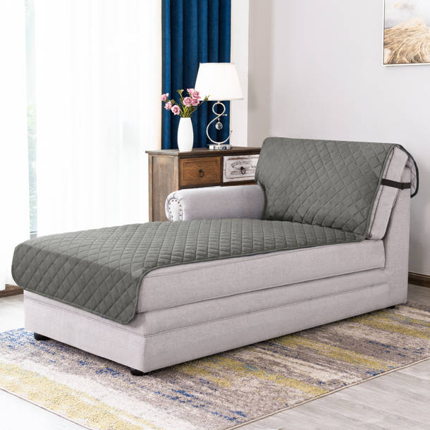 Eider & Ivory™ Box Cushion Chaise Lounge Slipcover Wayfair
